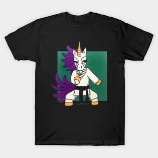 Green Karat-icorn (Karate Unicorn): Animals of Inspiration T-Shirt